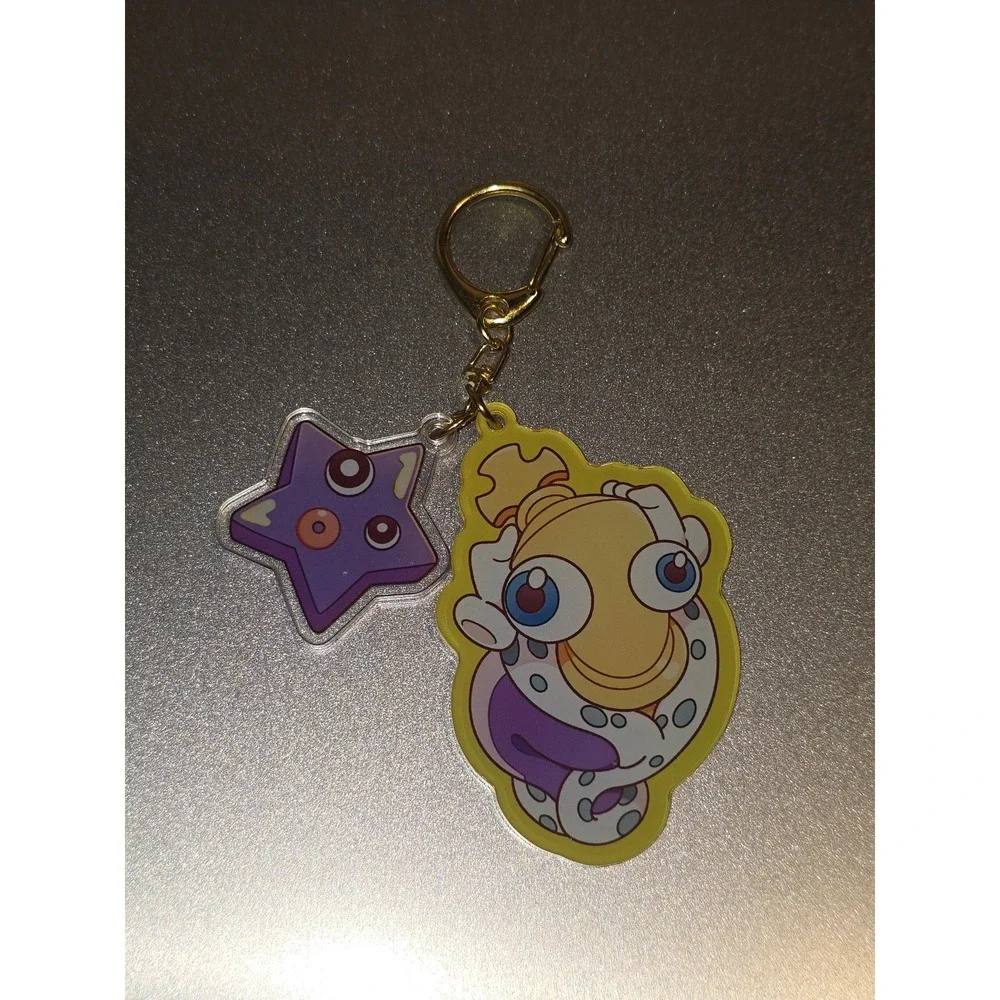 Kinger Keychain With Charm! TADC The Amazing Digital Circus Handmade!